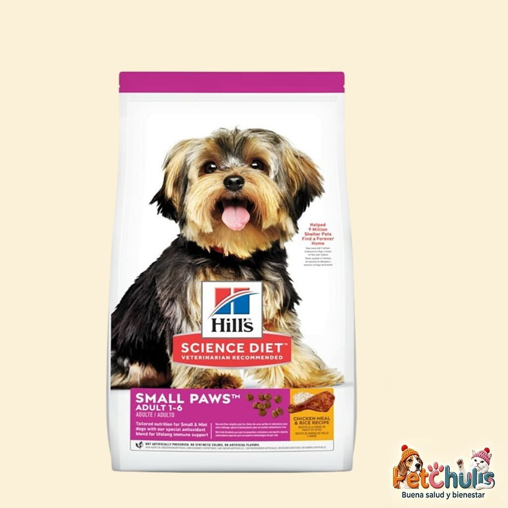 4. Hill's Science Diet Veterinarian Recommended Small Paws