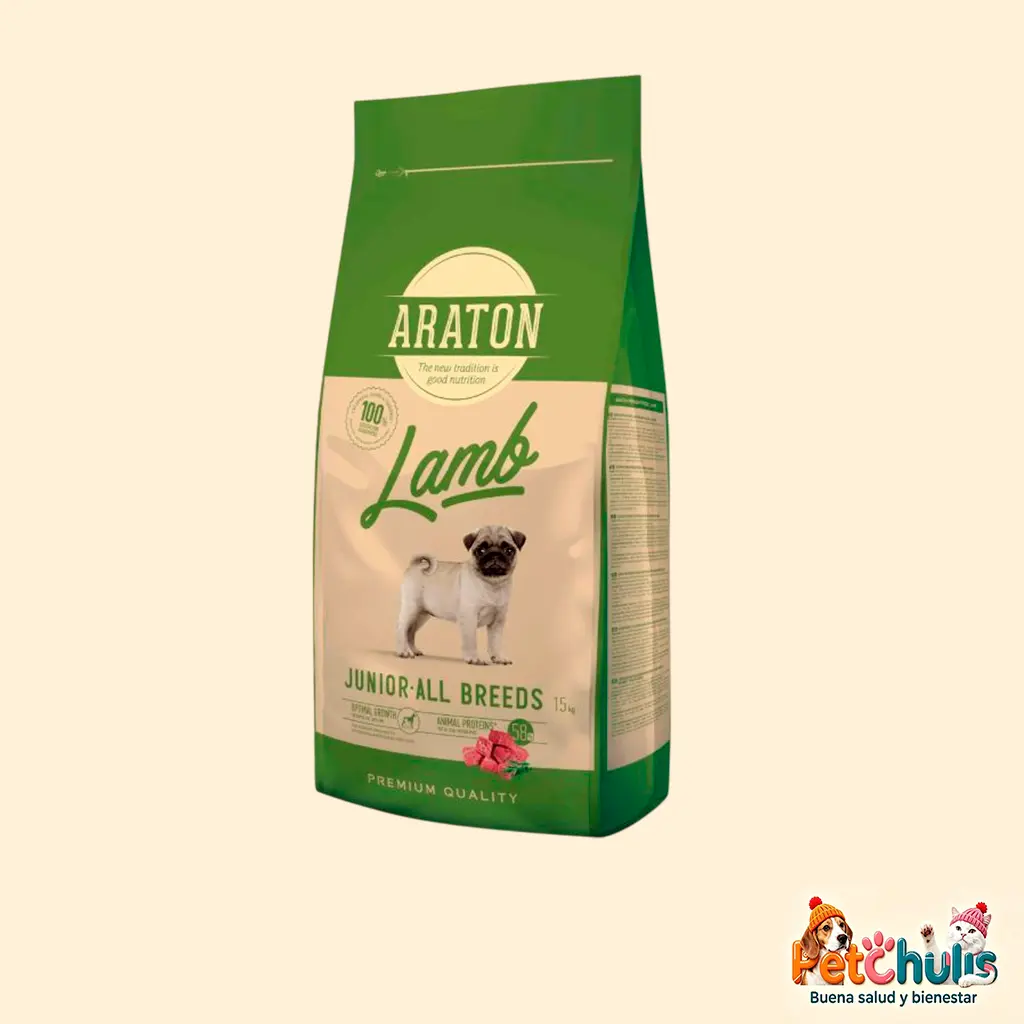 Araton Junior All Breeds Cordero 15kg