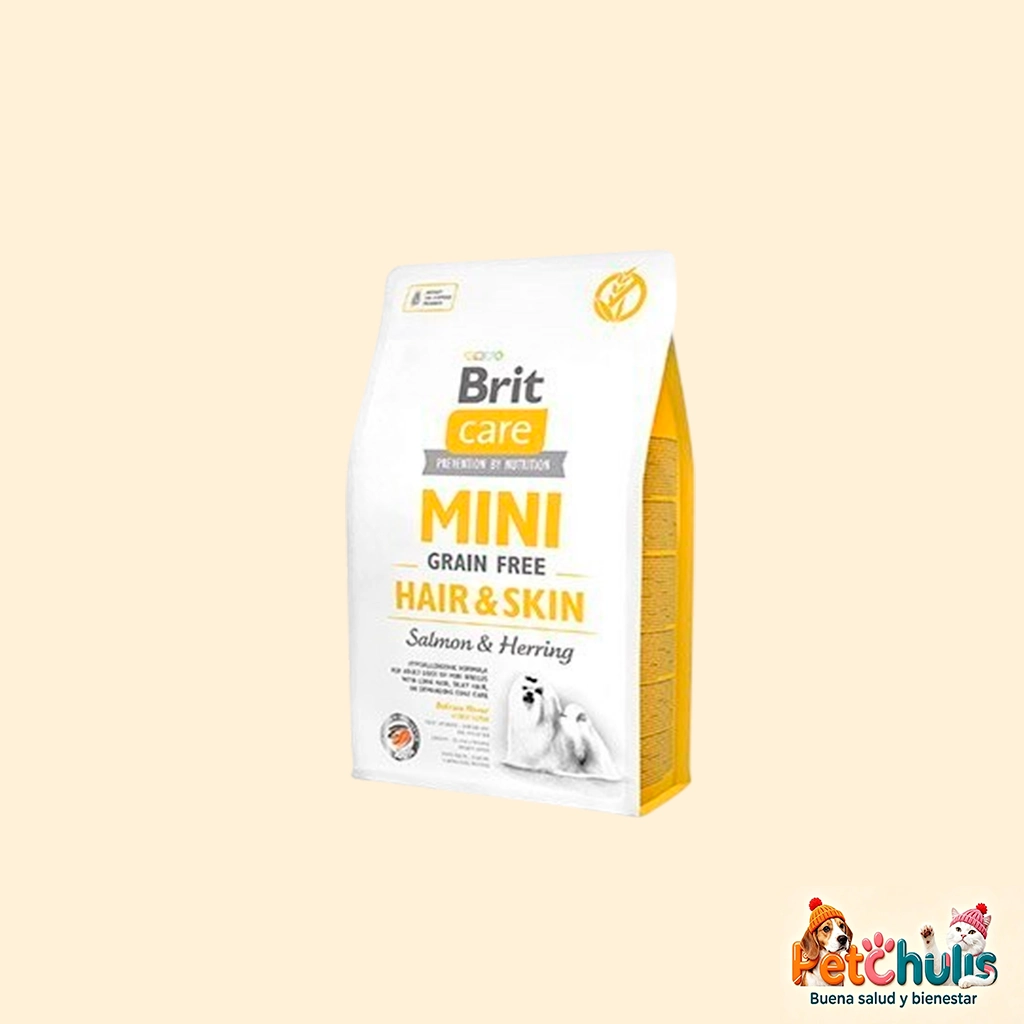 Brit Care Mini Gf Hair & Skin 2kg