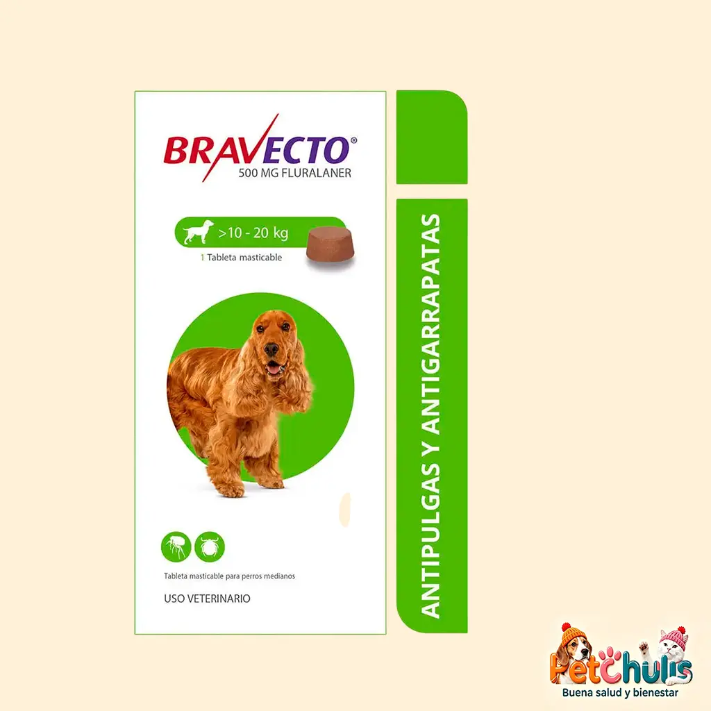 Bravecto de 10 a 20kg