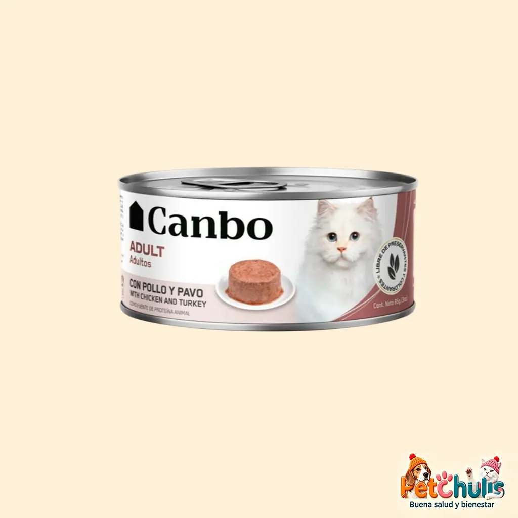 Canbo Paté Pollo y Pavo Gatos Adultos 85g