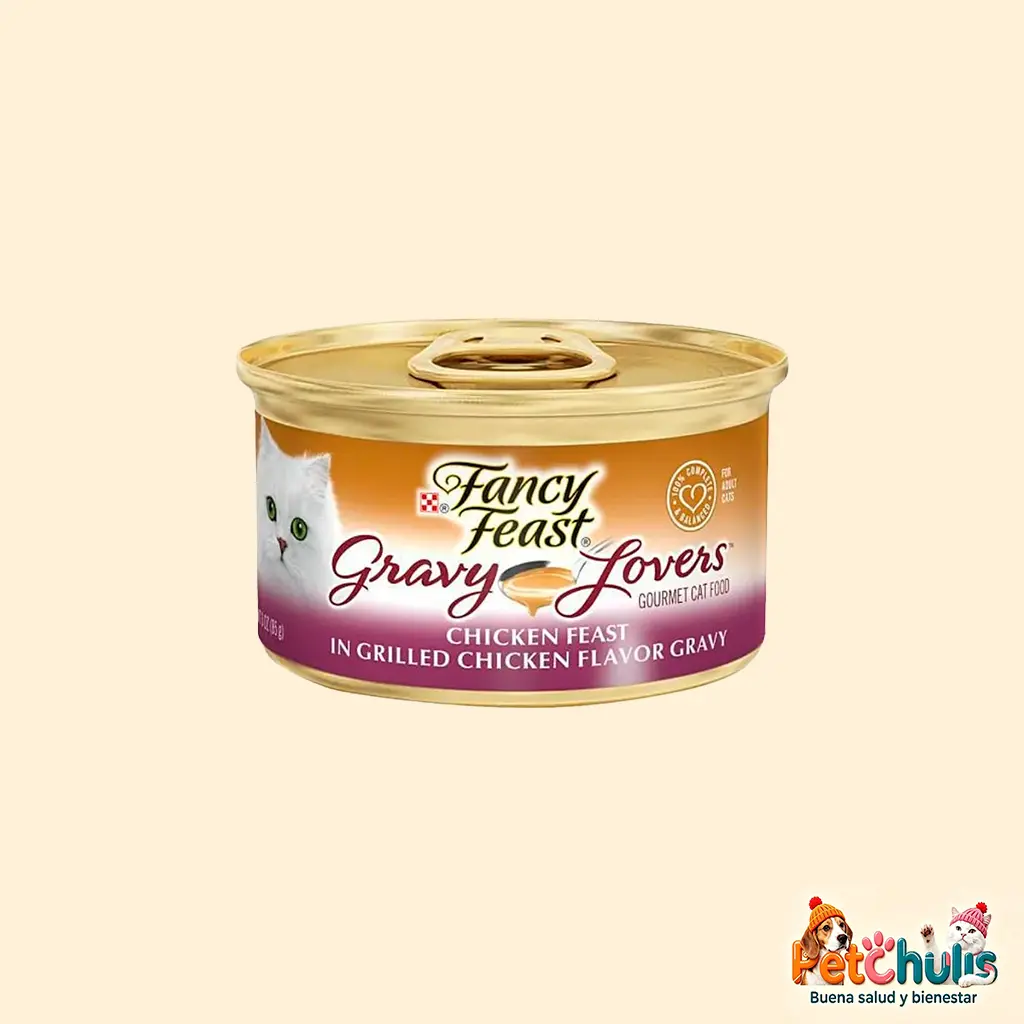 Fancy Feast Gravy Lovers Chicken Feast In Grilled Chicken Flavor Gravy 85gr