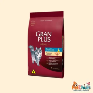 Gran Plus Menu Gato Adulto Castrado Pollo y Arroz 10kg