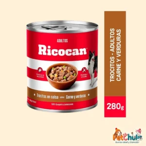Ricocan Trocitos en Salsa Carne y Verduras Adulto Pouch 100 g