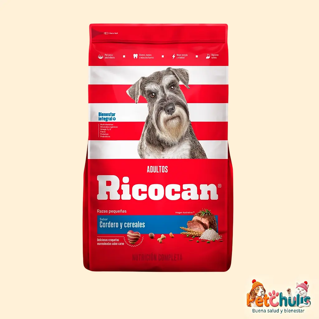 Ricocan Adulto Razas Medianas y Grandes Cordero y Cereales 22 kg