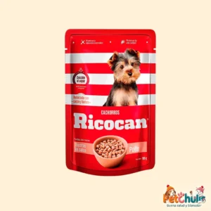 Ricocan Trocitos en Salsa Sabor Pollo Cachorros Pouch 100g