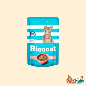 Ricocat Gatitos Carne Trocitos Pouch 85g