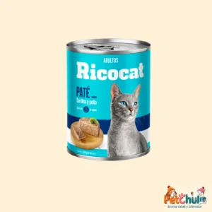 Ricocat Adulto Paté Sardina y Pollo Lata 330 g