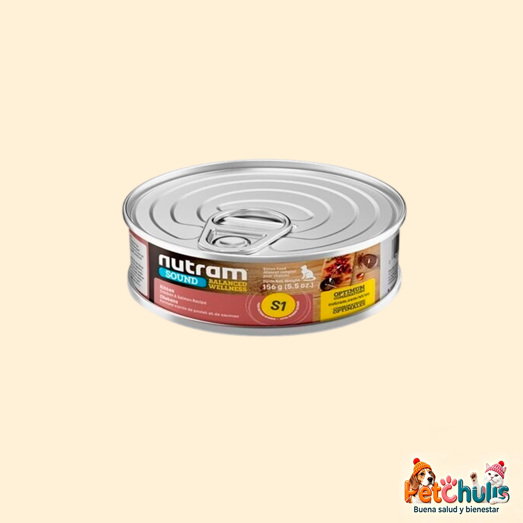 S1 Nutram Sound Kitten Canned Fod 156g