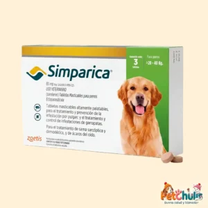 Simparica de 20 a 40 kg Caja x 3 Tabletas