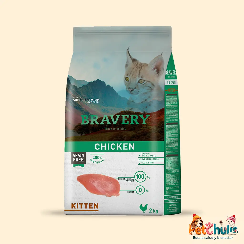 Bravery Chicken Kitten Pollo 2 kg