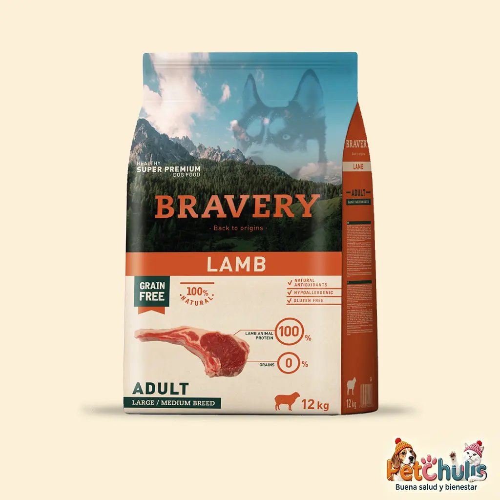 Bravery Lamb Adult Large/Medium Breed 12 kg