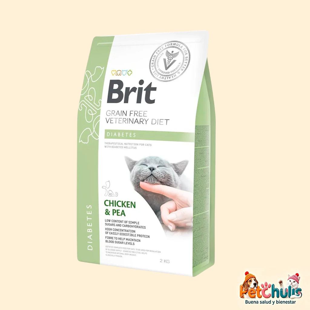 Brit GF Vet Diets Cat Diabetes 2 kg