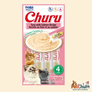 Inaba Churu Atún con Salmón para Gatos 4 Tubos x 14 g