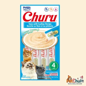 Inaba Churu Atún con Vieiras para Gatos 4 Tubos x 14 g