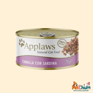 Applaws Caballa con Sardina para Gatos Adultos – Lata 70 g