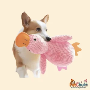 Mellow Dog Pato Calmante Suave para Perros con Sonido Quack 2